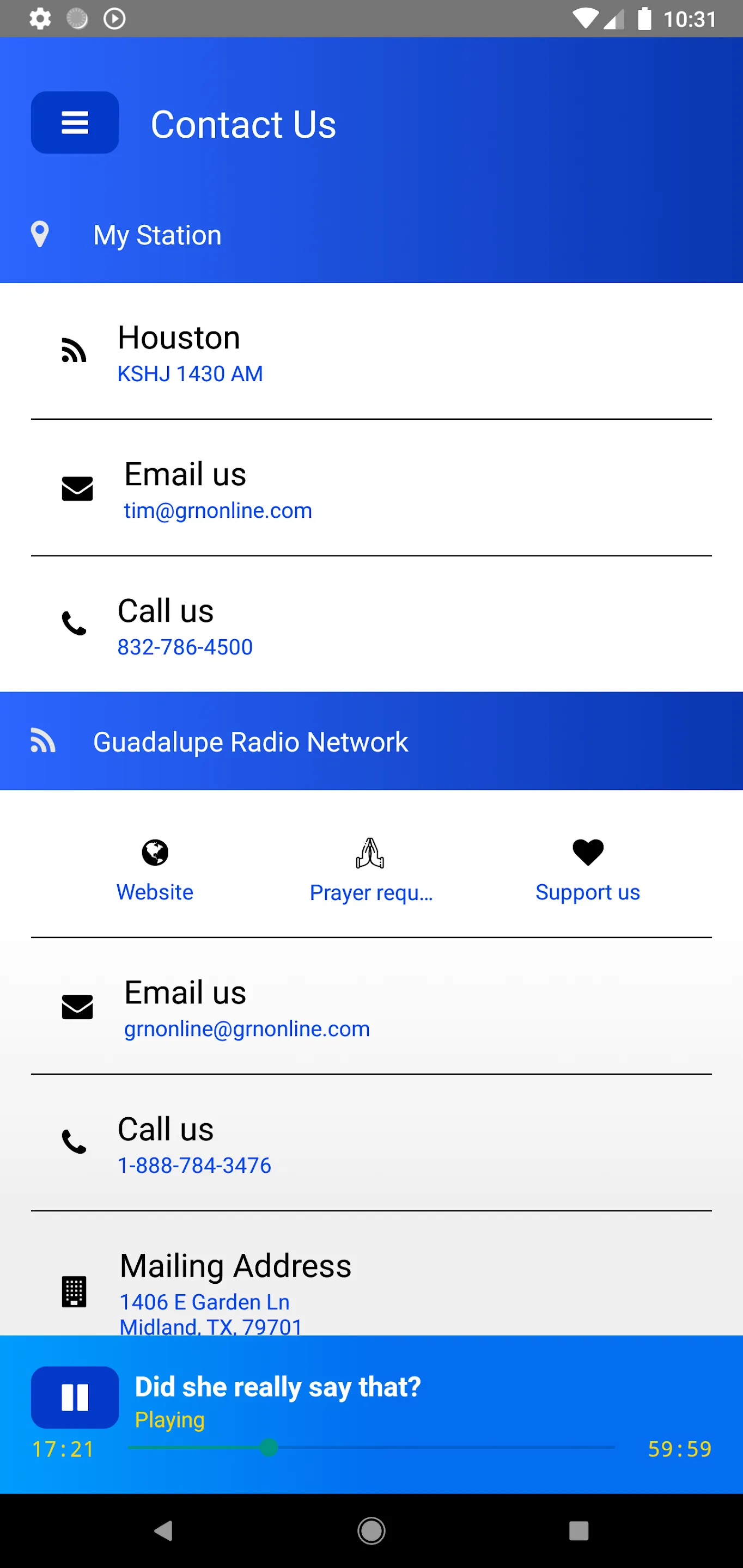 Guadalupe Radio Network | Indus Appstore | Screenshot