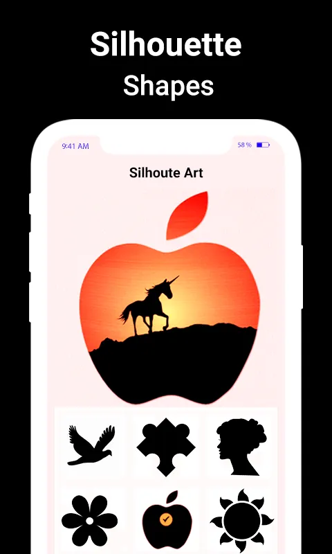 Silhouette art maker | Indus Appstore | Screenshot