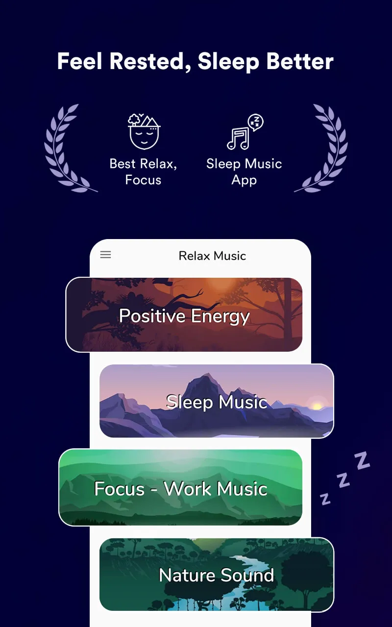 Relaxing Music, Sleep Sounds | Indus Appstore | Screenshot