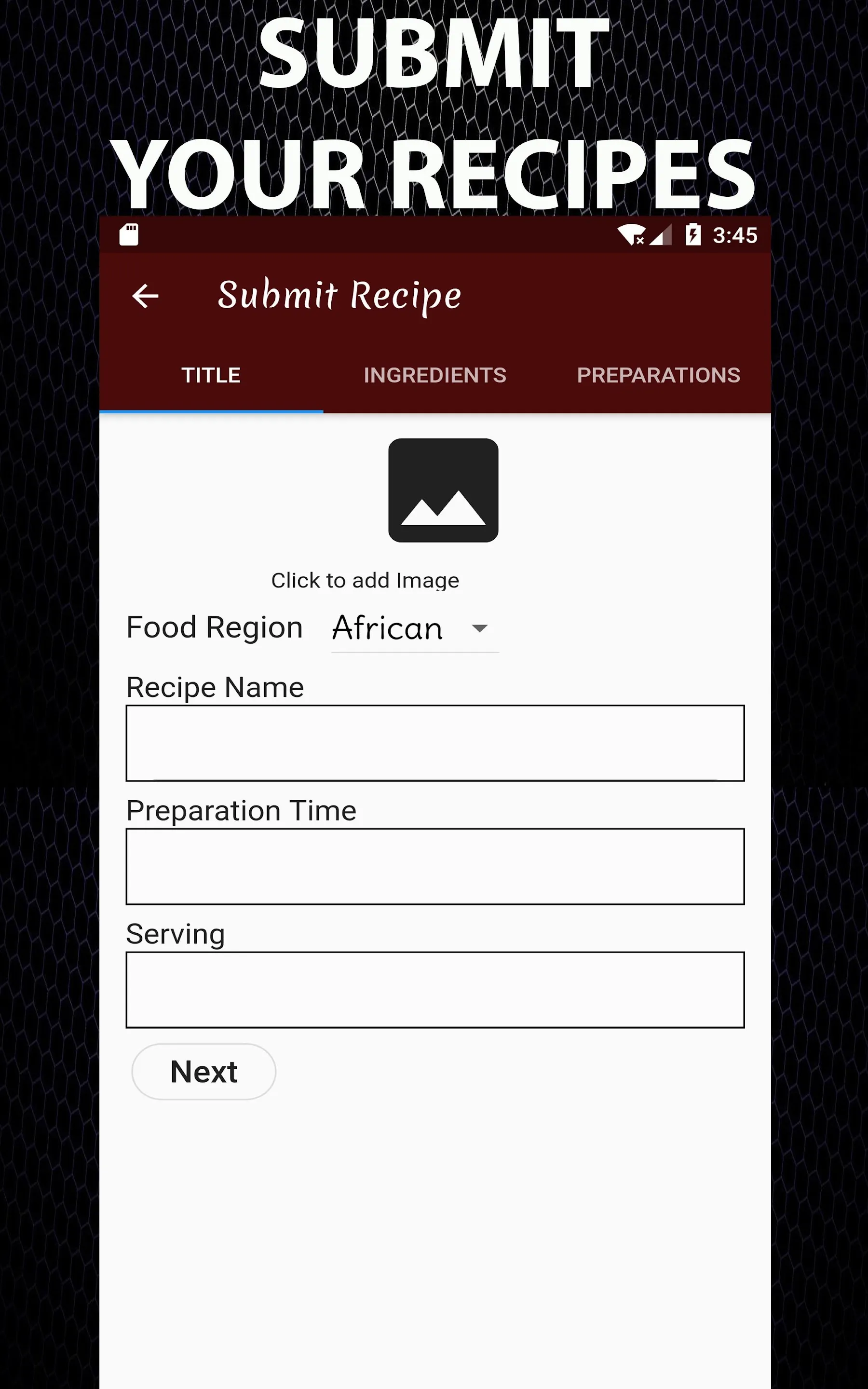 Continental food recipes app | Indus Appstore | Screenshot