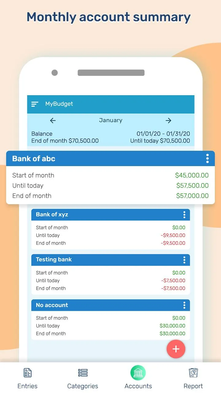 MyBudget: Account Manager | Indus Appstore | Screenshot