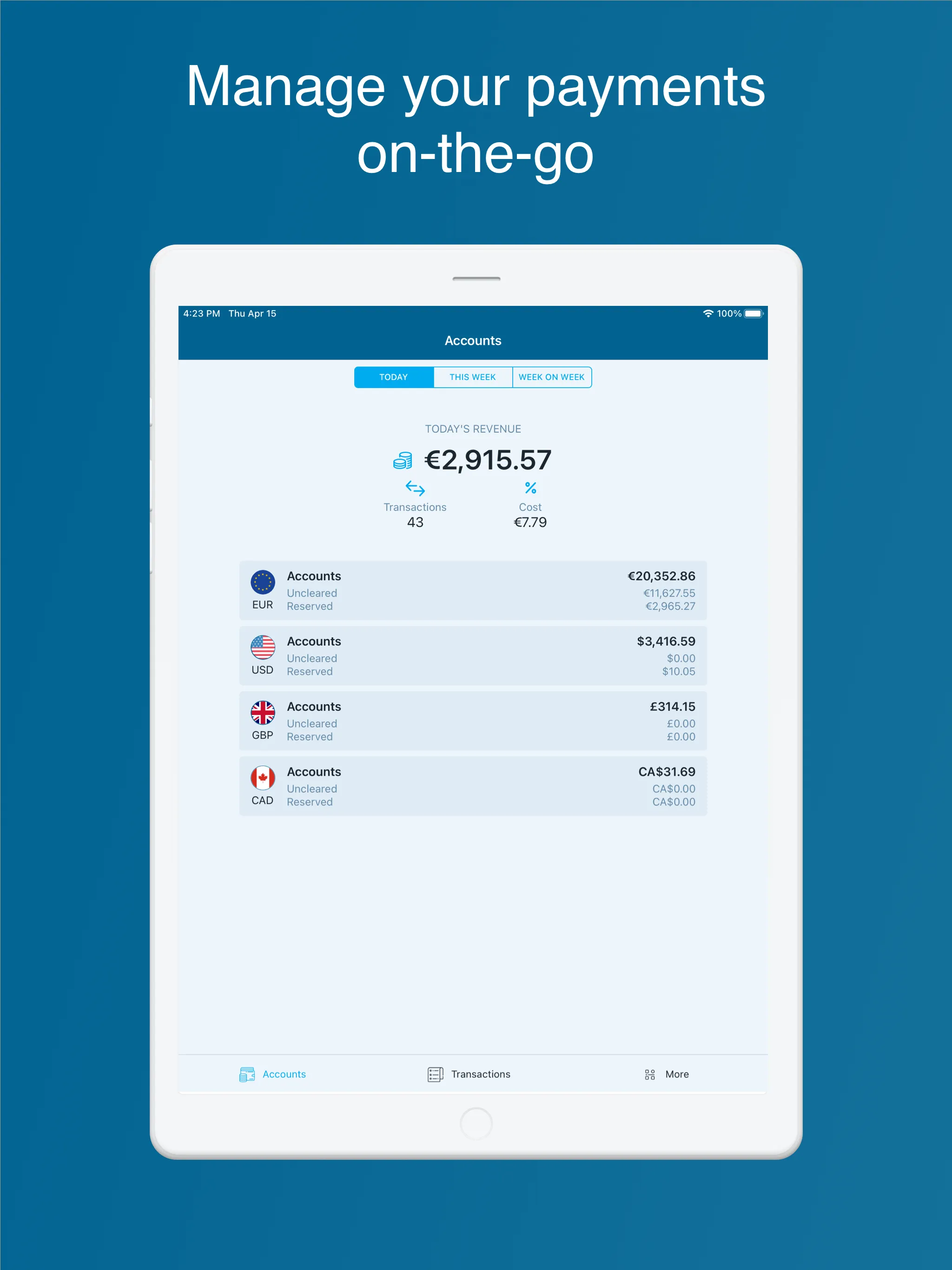 MultiSafepay Control | Indus Appstore | Screenshot