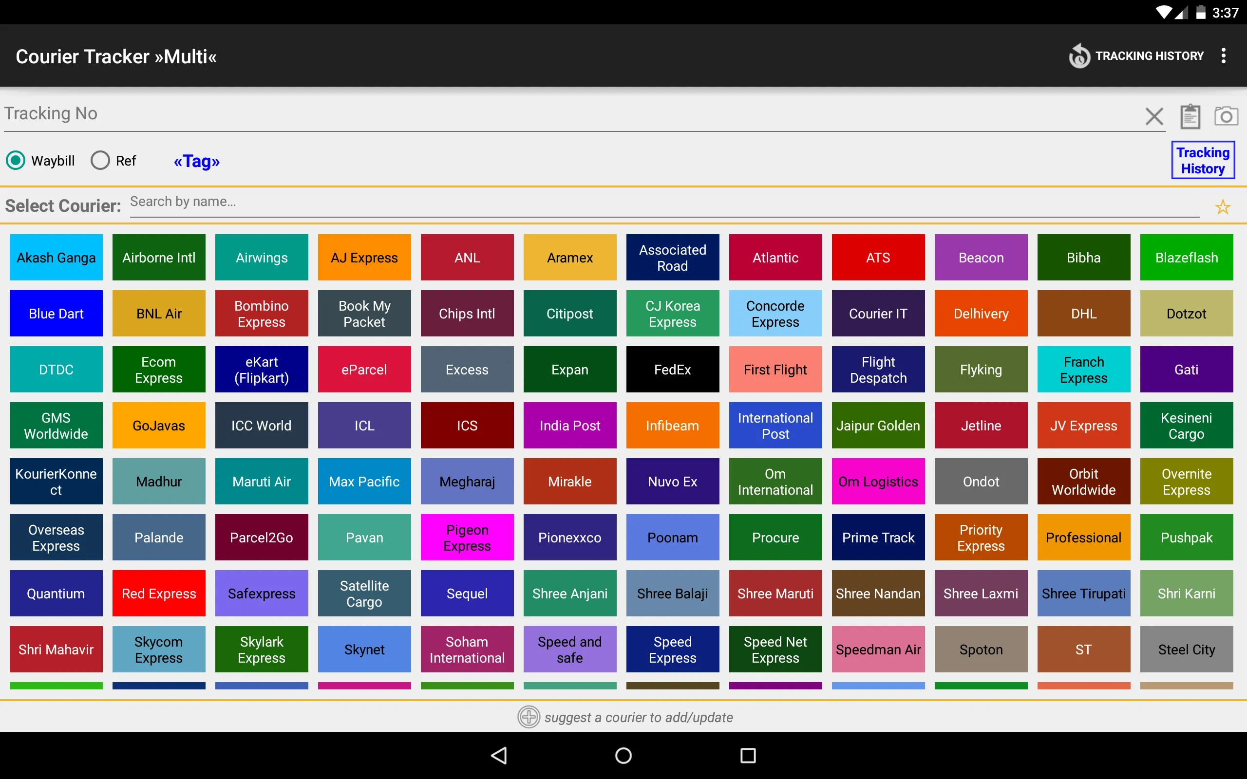 Courier Tracker Multi | Indus Appstore | Screenshot