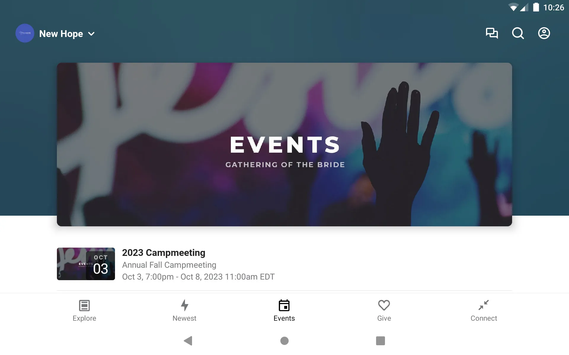 New Hope Revival Ministries | Indus Appstore | Screenshot