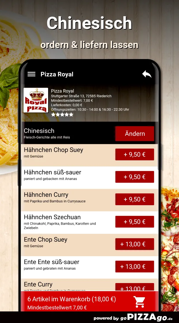 Pizza Royal Riederich | Indus Appstore | Screenshot