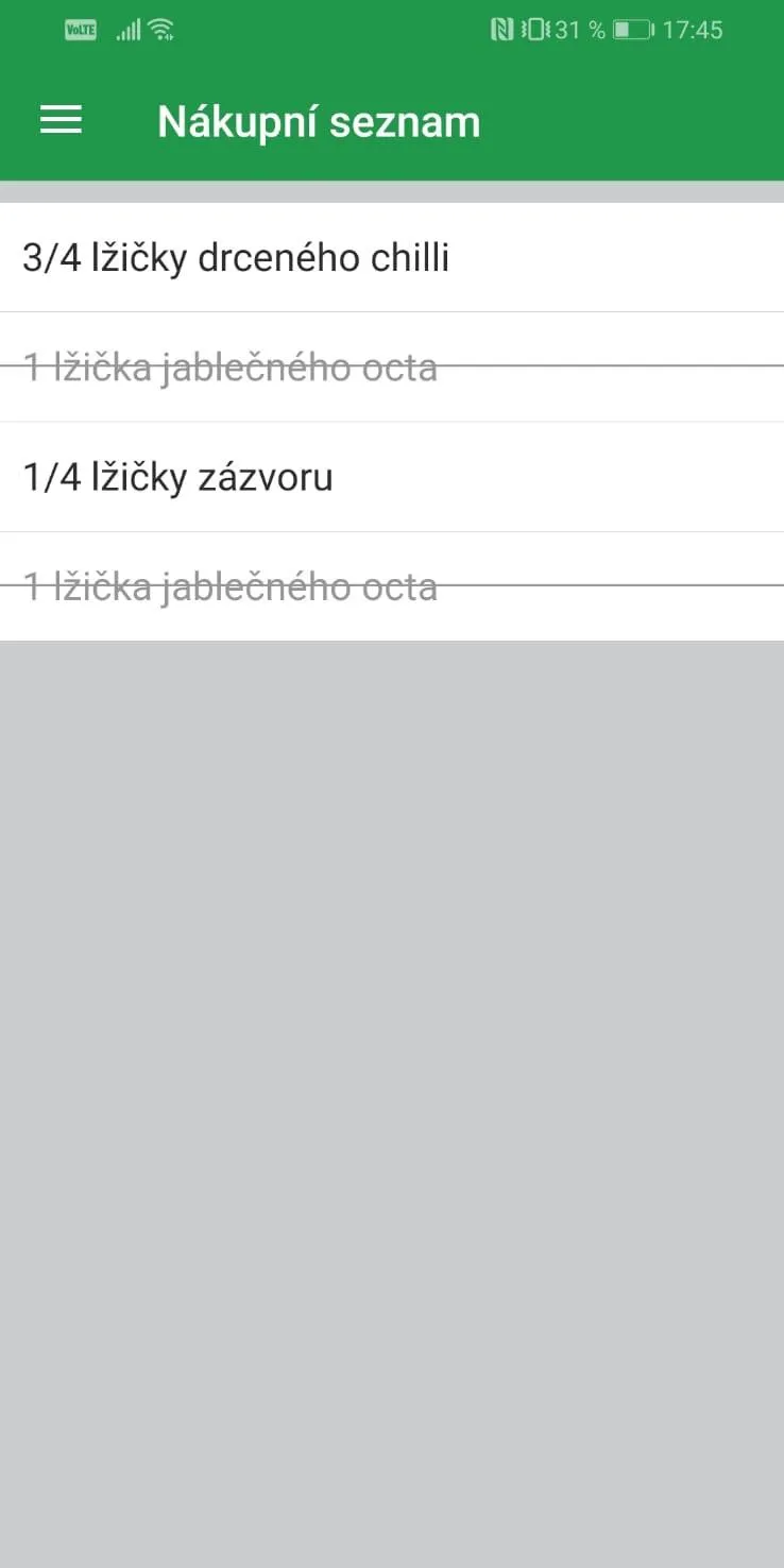 Online kuchařka - recepty pro  | Indus Appstore | Screenshot