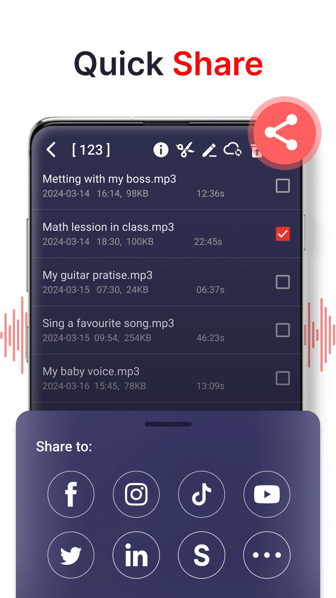 voice recorder | Indus Appstore | Screenshot