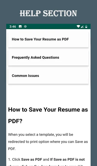 Resume Builder CV Maker | Indus Appstore | Screenshot