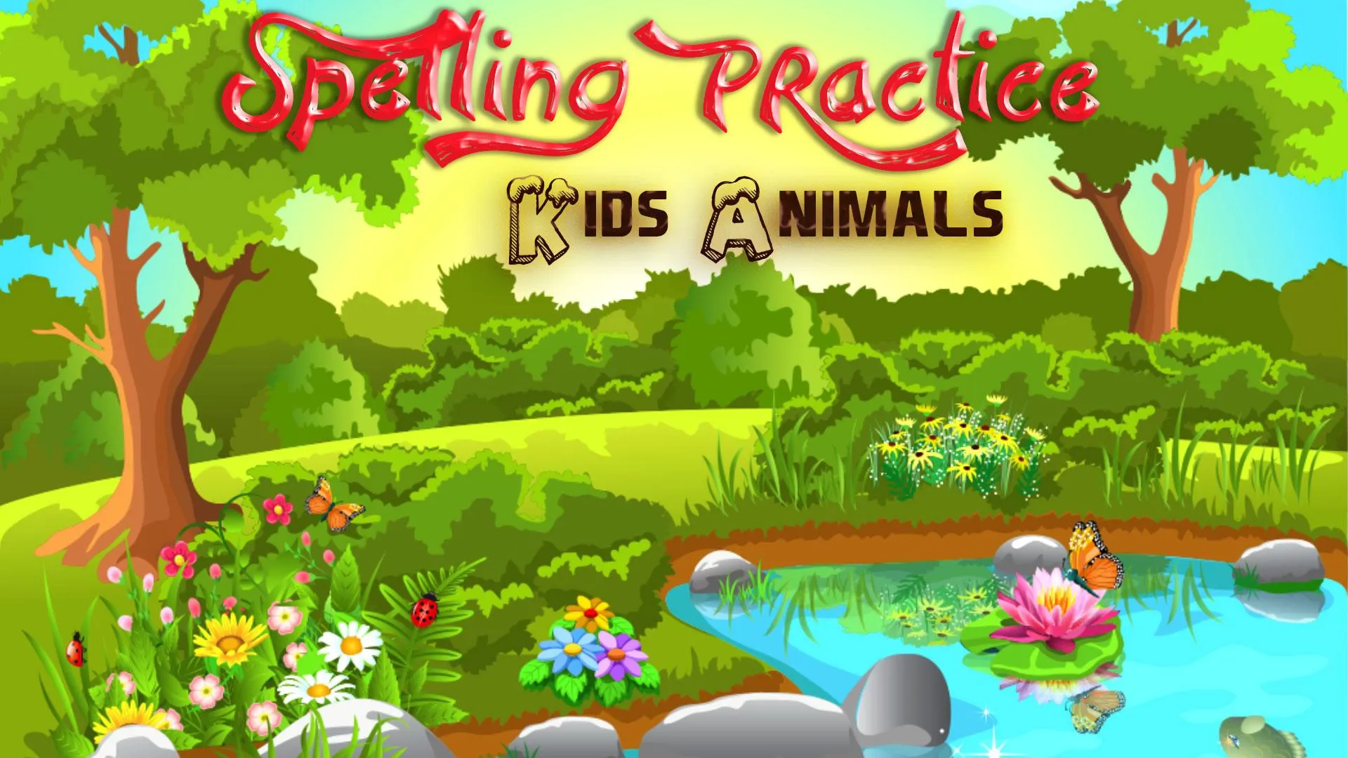 kids Spelling Practice Animals | Indus Appstore | Screenshot