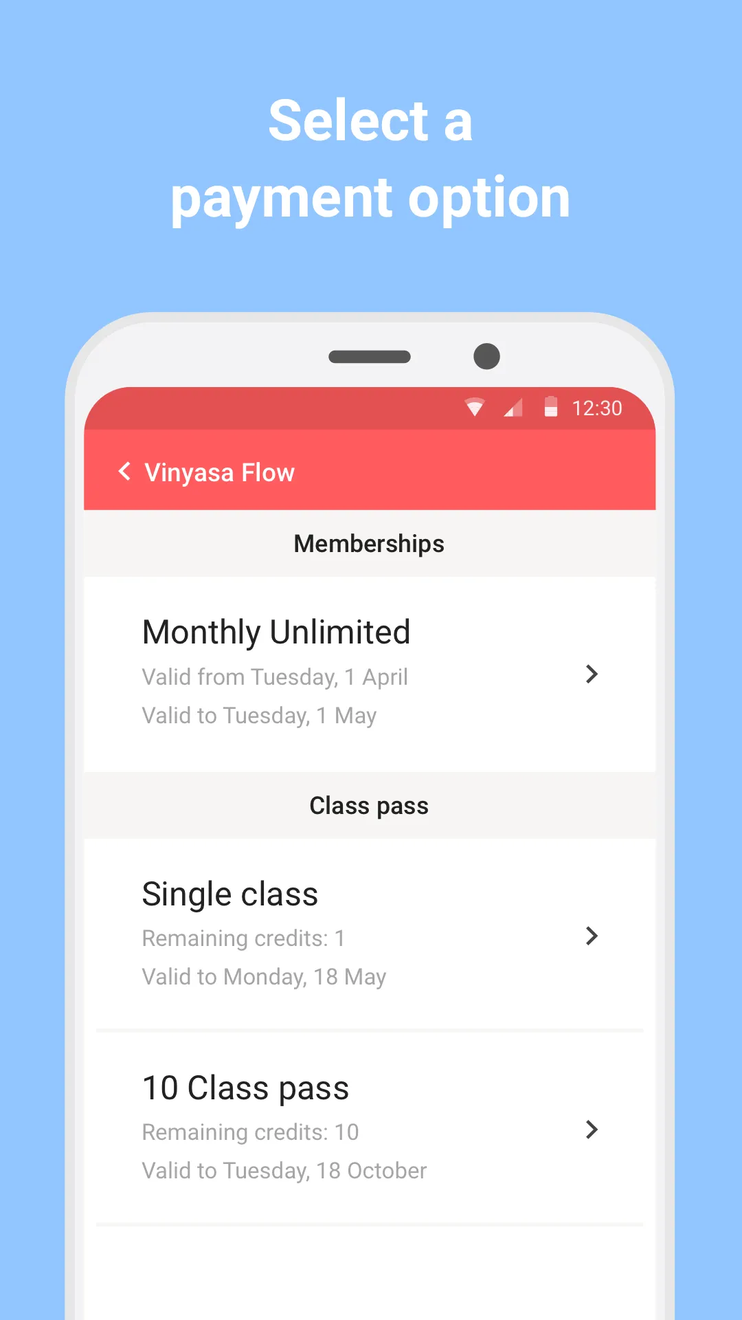 Momoyoga - Book a yoga class | Indus Appstore | Screenshot