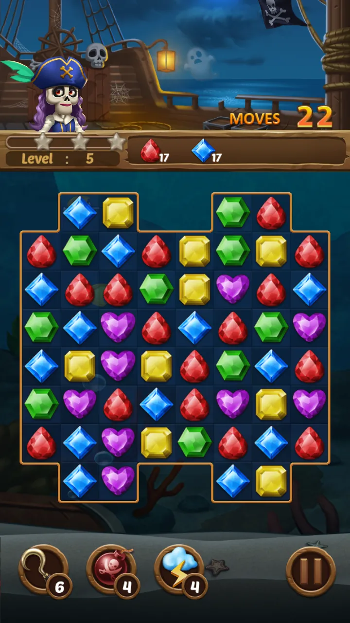 Jewels Ghost Ship: jewel games | Indus Appstore | Screenshot