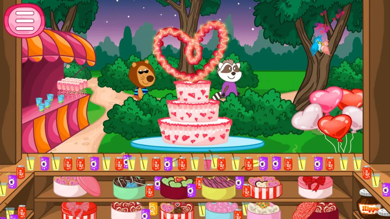 Valentine's cafe: Cooking game | Indus Appstore | Screenshot