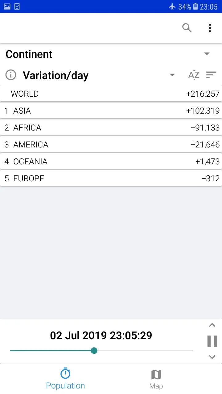 World Population Clock | Indus Appstore | Screenshot