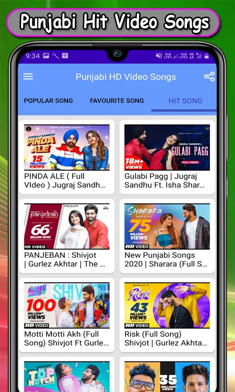 Punjabi HD Video Songs | Indus Appstore | Screenshot