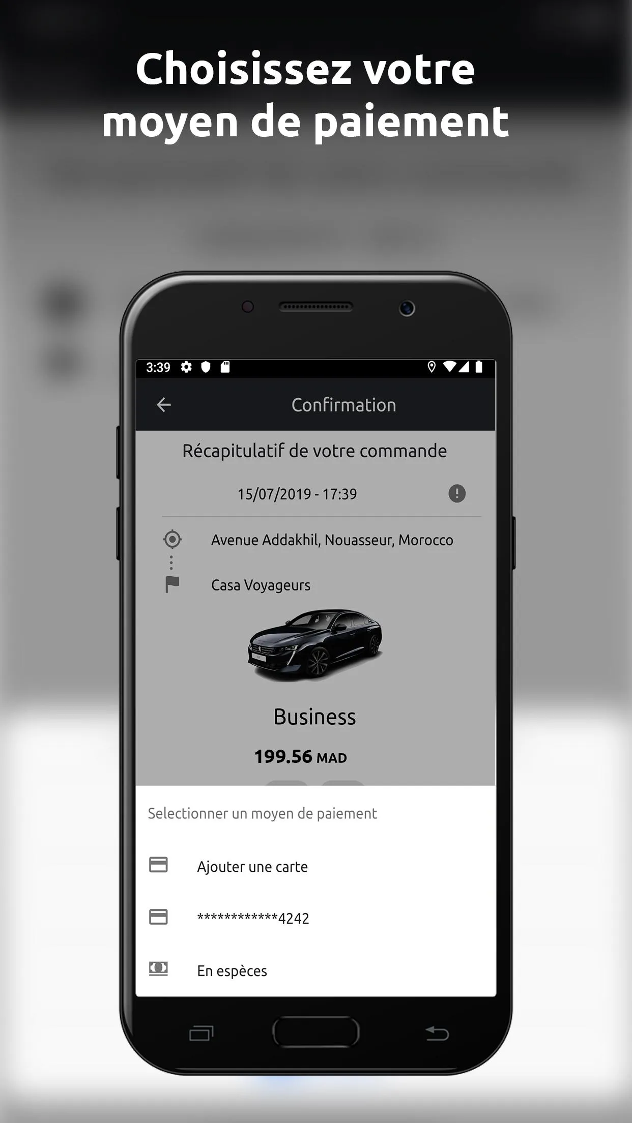 ChauffeurPrive.ma : Chauffeur  | Indus Appstore | Screenshot