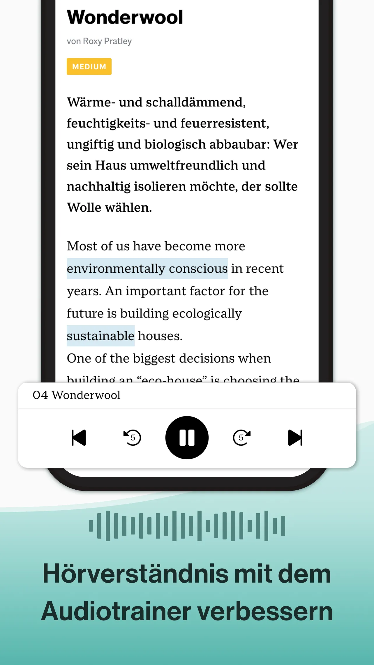 Spotlight - Englisch lernen | Indus Appstore | Screenshot