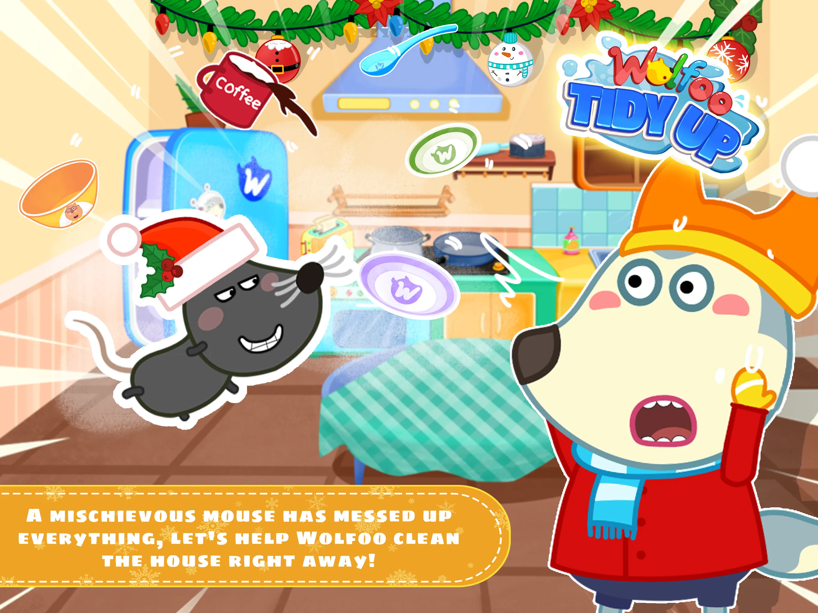 Wolfoo Tidy up: House Cleaning | Indus Appstore | Screenshot