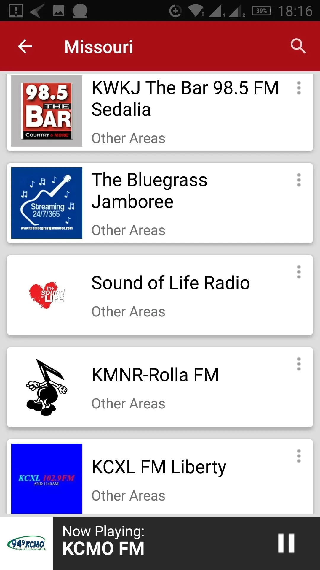 Missouri Radio Stations - USA | Indus Appstore | Screenshot