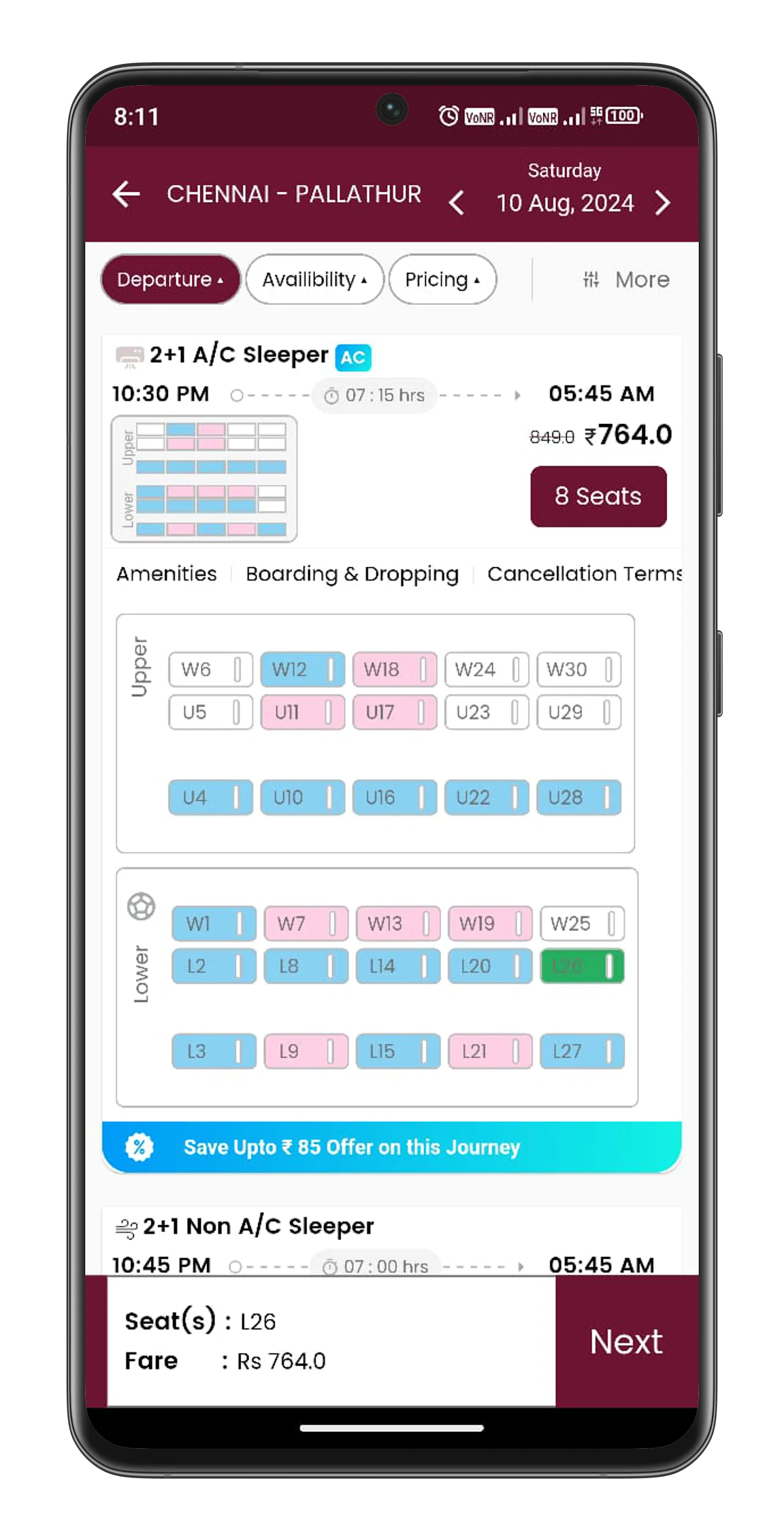 Vairam Travels - Bus Tickets | Indus Appstore | Screenshot