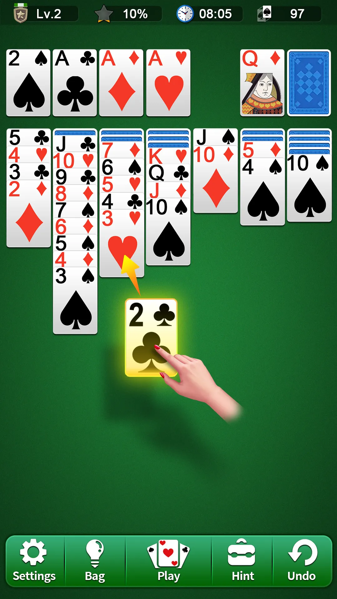 Classic Solitaire | Indus Appstore | Screenshot