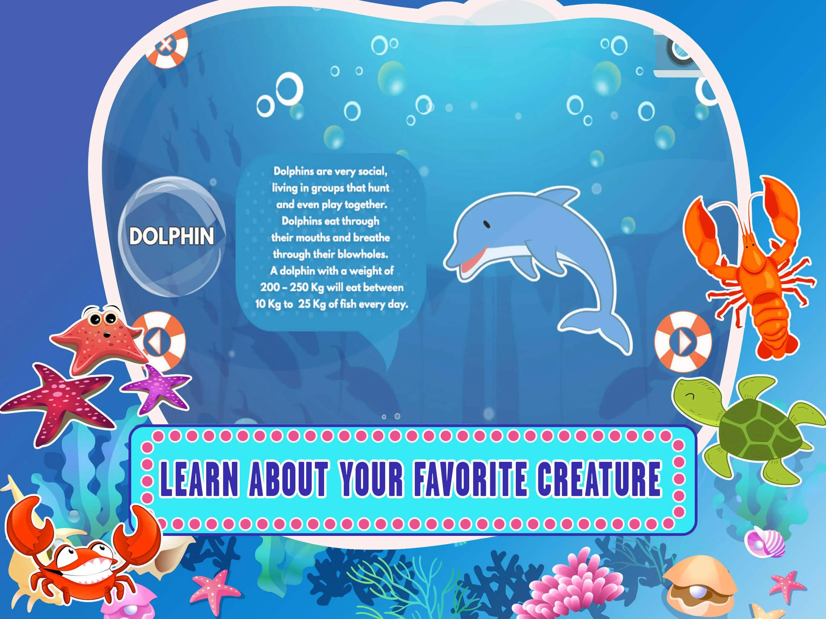 Learn Sea Animals Kids Games | Indus Appstore | Screenshot