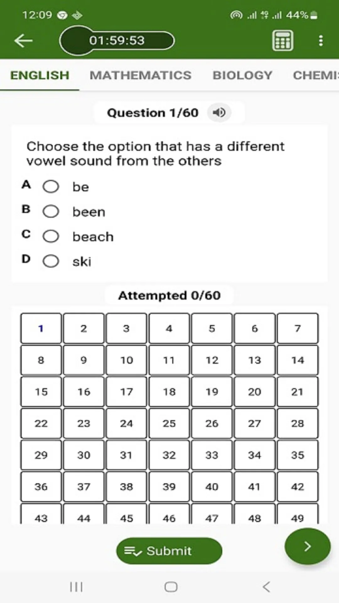 ExamGuide JAMB UTME CBT 2025 | Indus Appstore | Screenshot