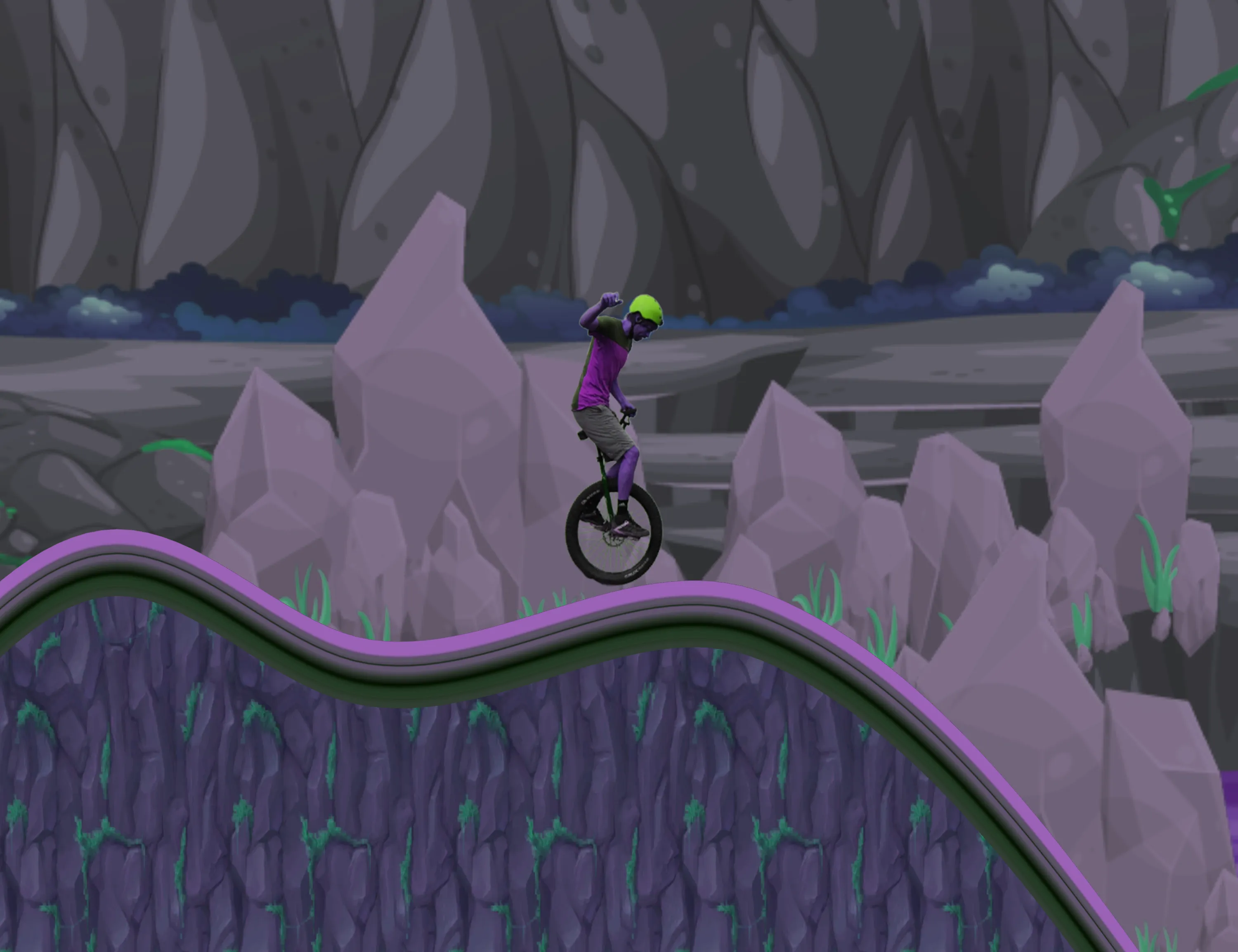 Extreme Mountain Unicycling | Indus Appstore | Screenshot