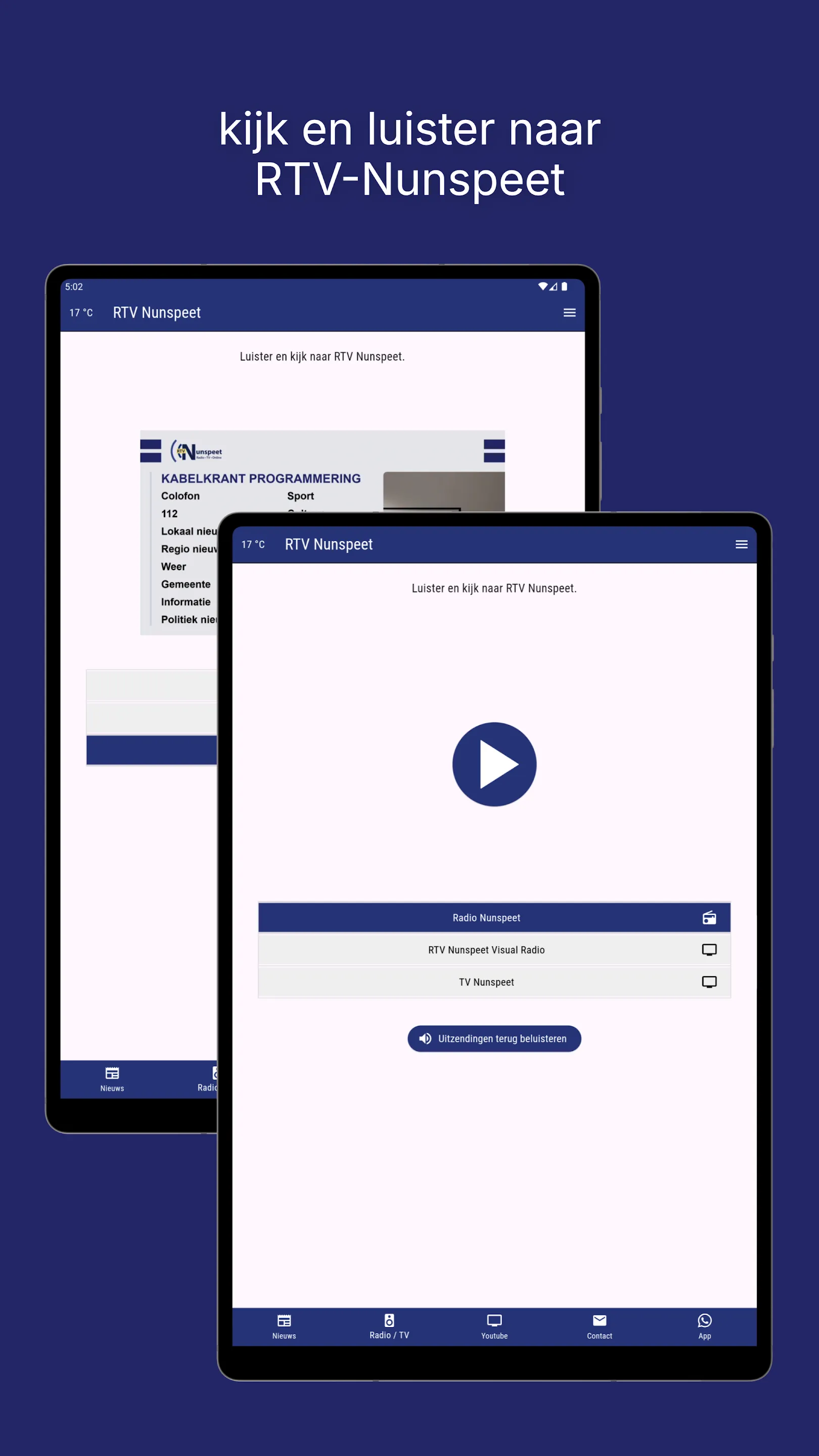 RTV Nunspeet | Indus Appstore | Screenshot