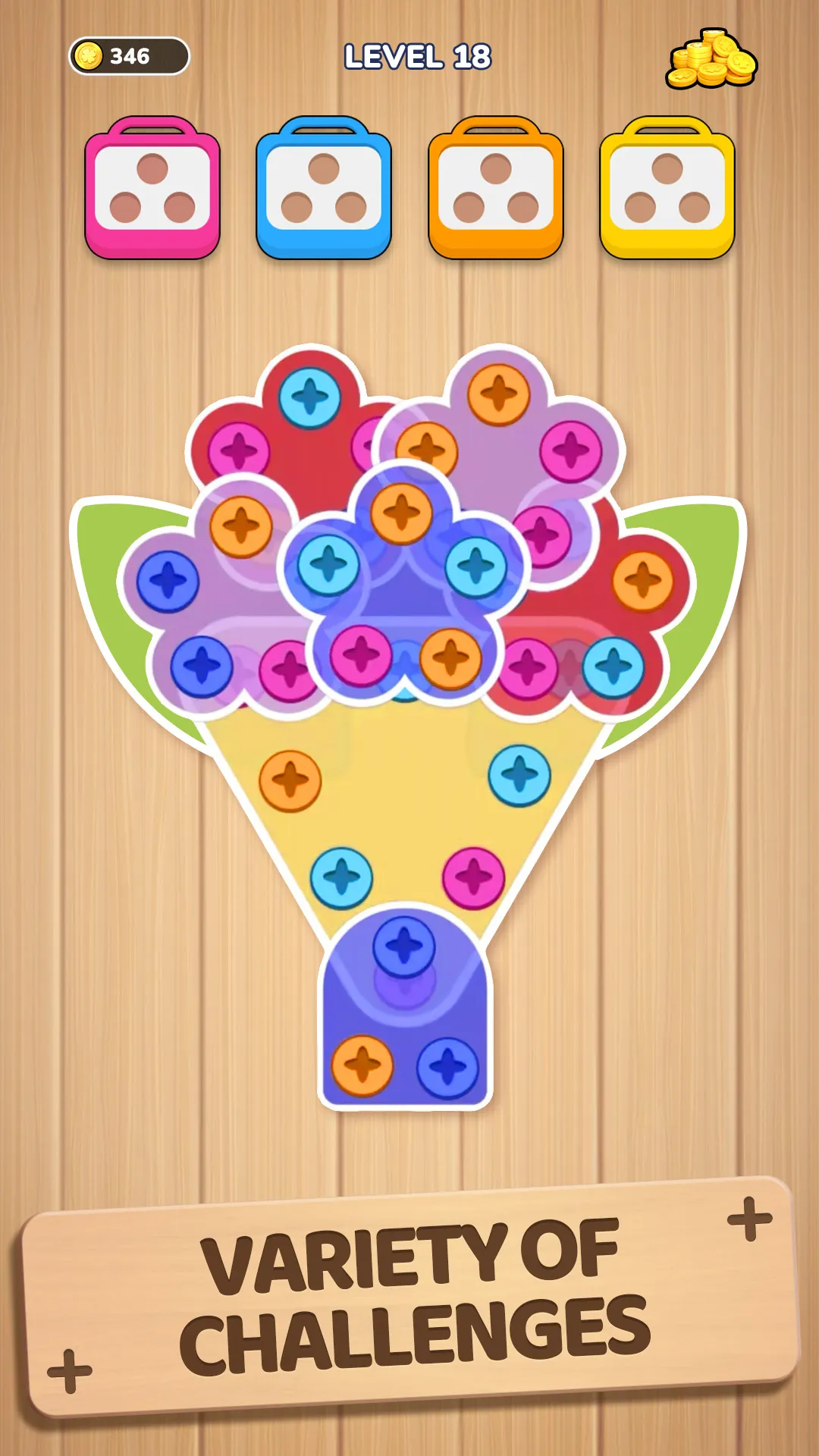 Woodle Screw Jam: Nuts & Bolts | Indus Appstore | Screenshot