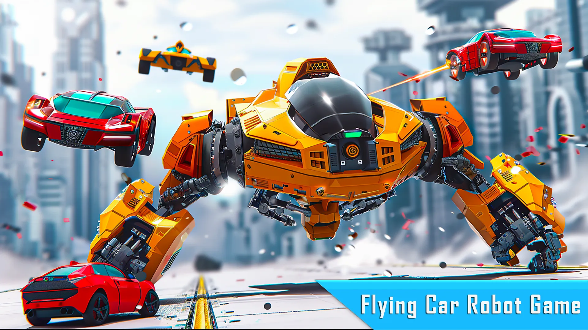 Flying Car Robot Wali Game | Indus Appstore | Screenshot