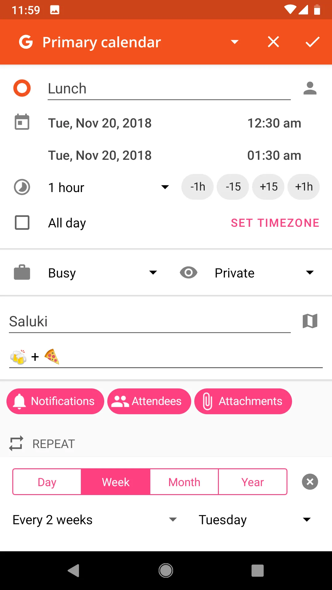 aCalendar - your calendar | Indus Appstore | Screenshot