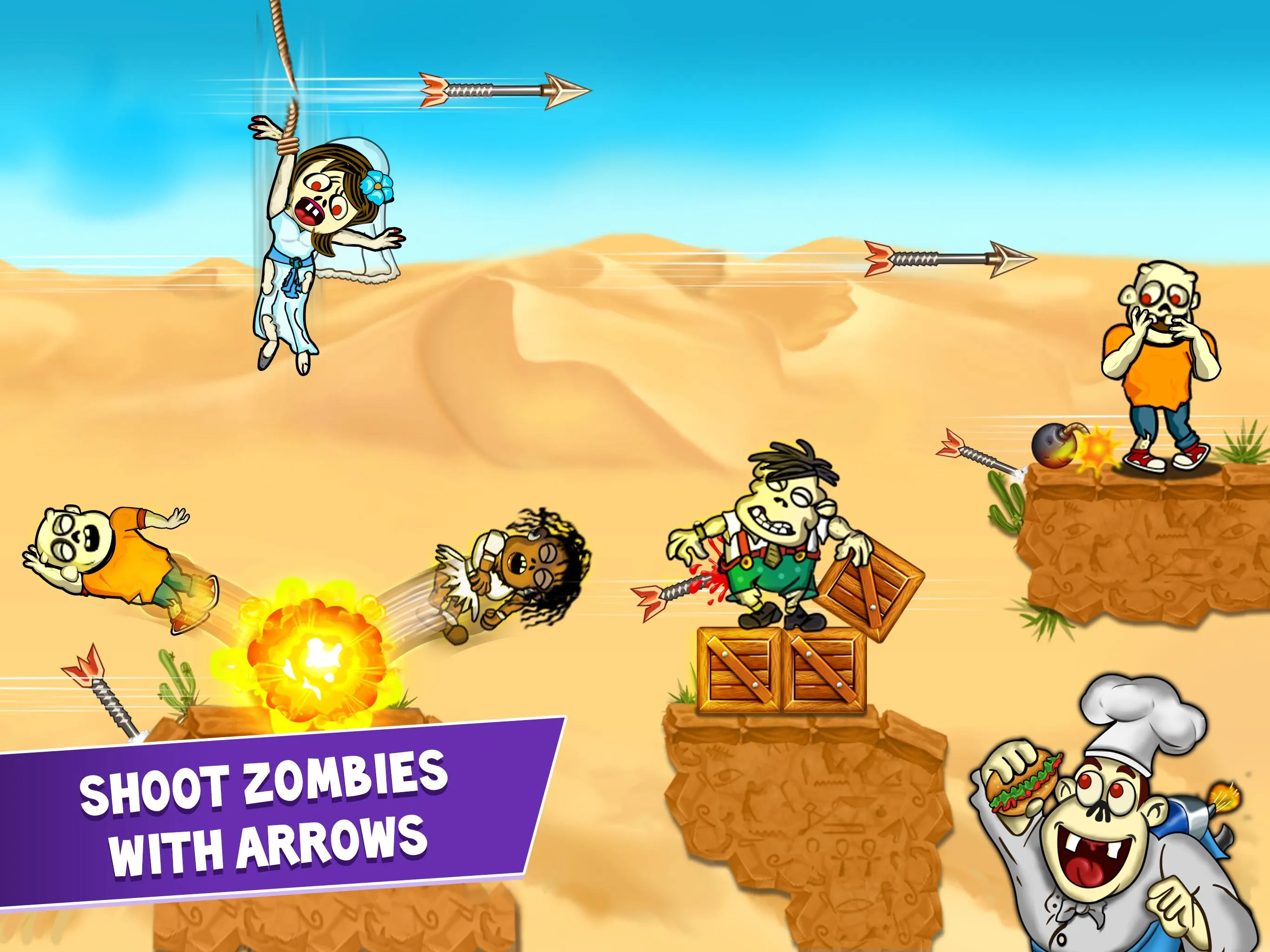 Zombie Shooting: Archery Games | Indus Appstore | Screenshot