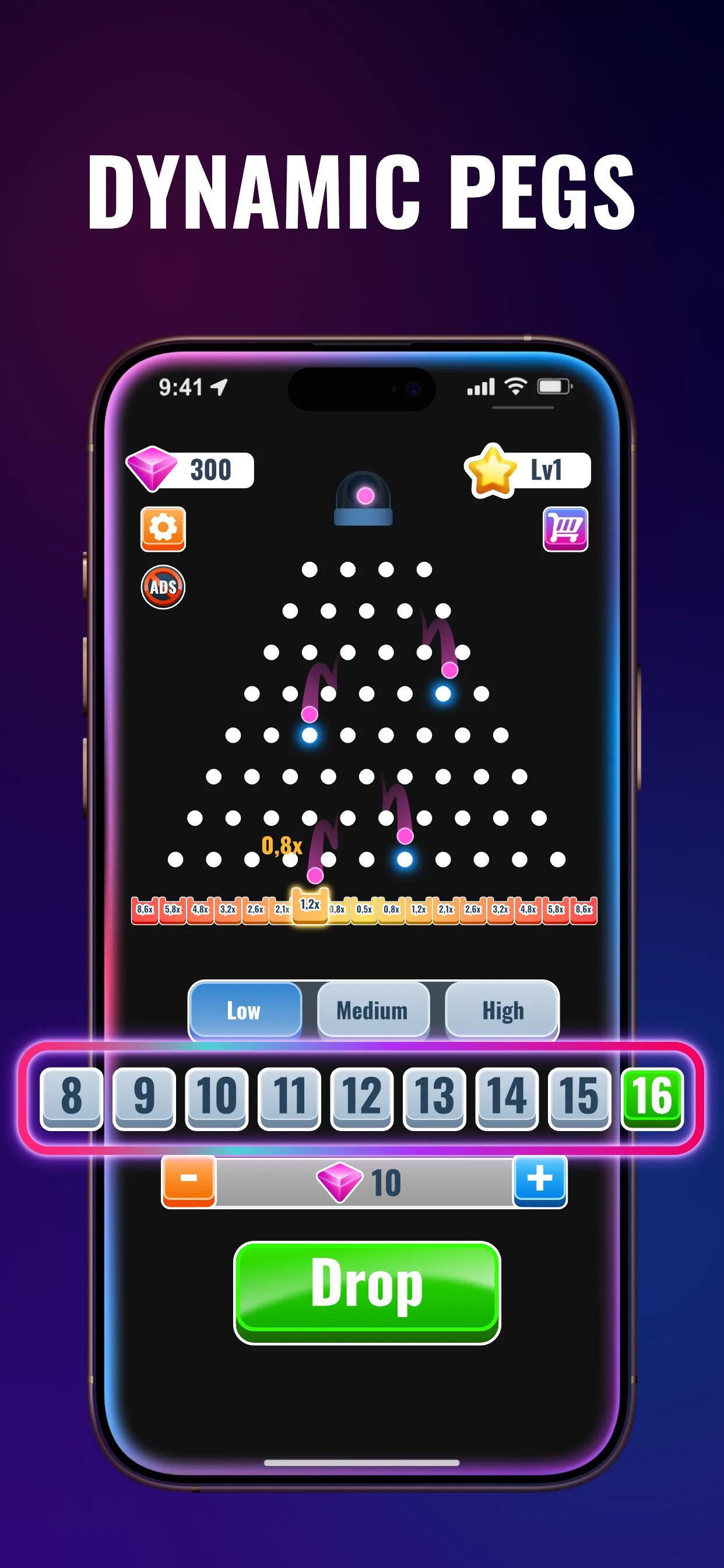 Plinko x100 - Plinko Balls XY | Indus Appstore | Screenshot