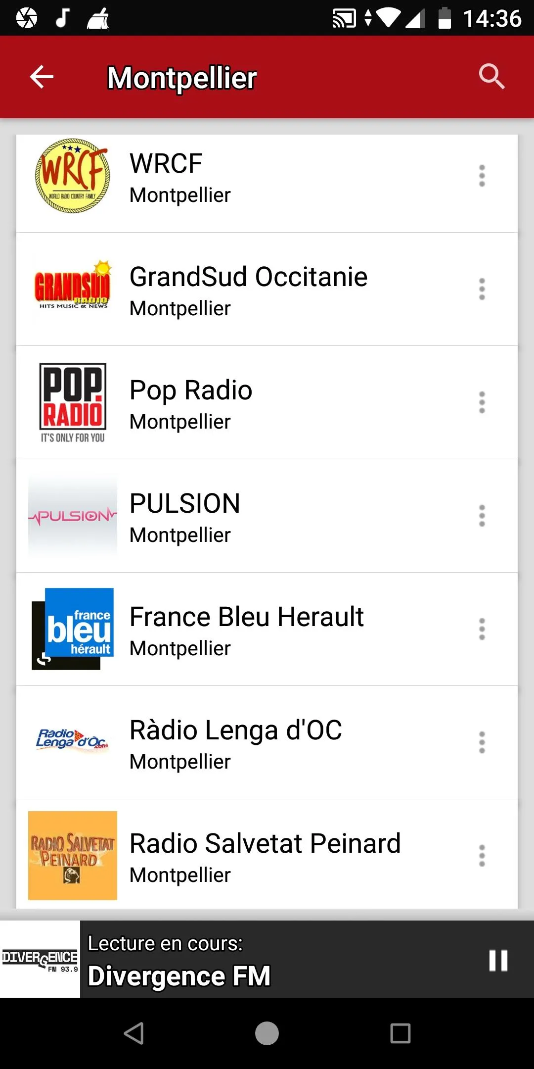 Les radios de Montpellier | Indus Appstore | Screenshot