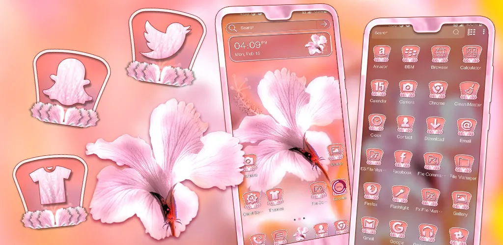 Hawaiian Hibiscus Flower Theme | Indus Appstore | Screenshot