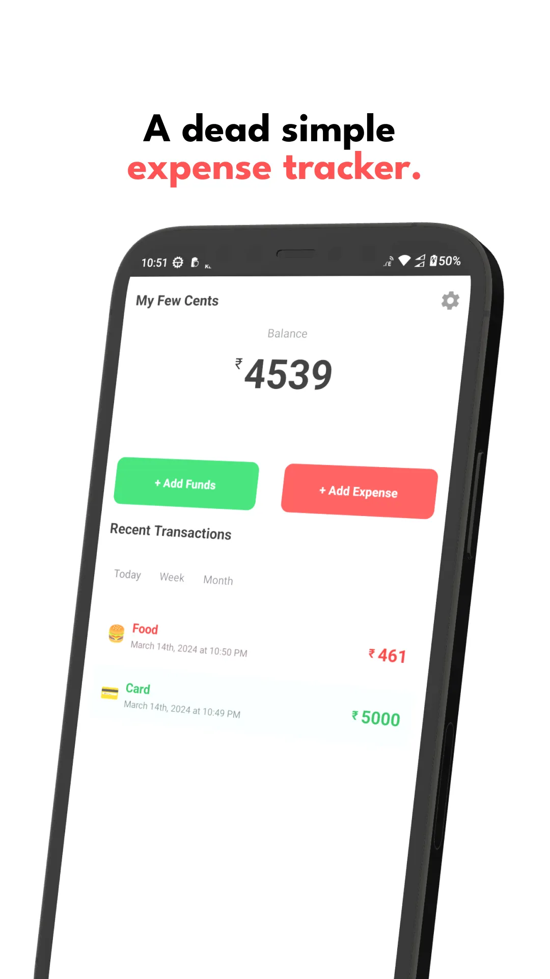 MyFewCents - #1 Budget Tracker | Indus Appstore | Screenshot