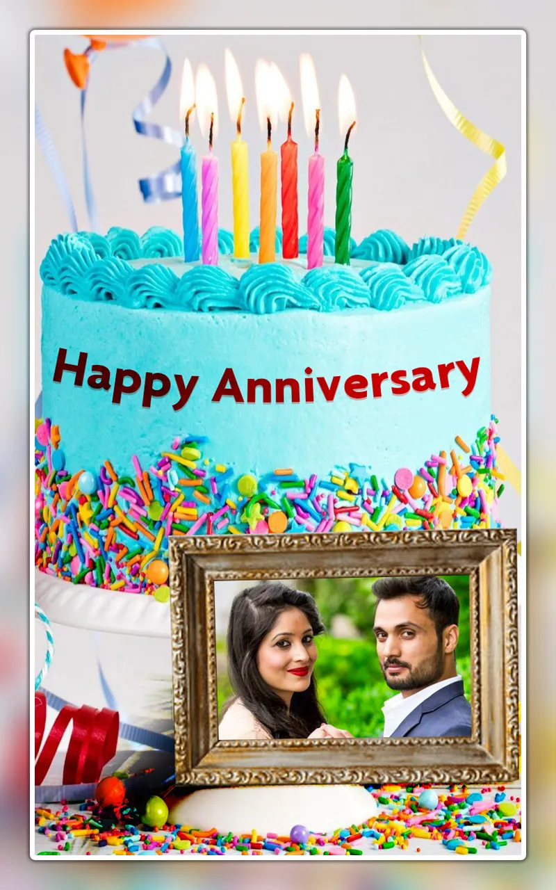 Name photo birthday cake frame | Indus Appstore | Screenshot