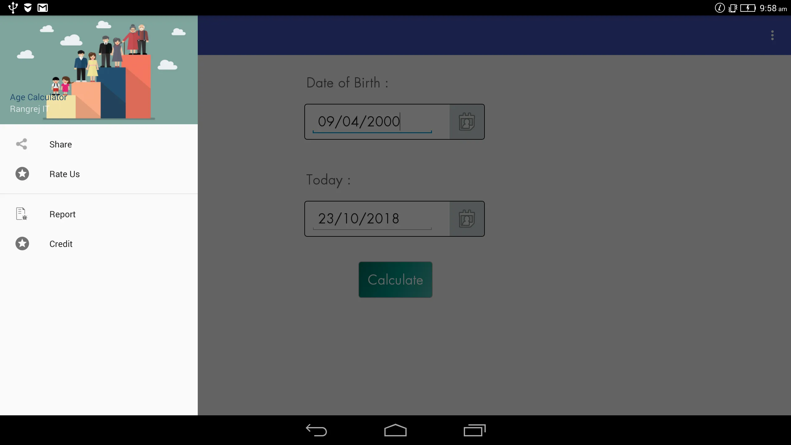 Age Calculator | Indus Appstore | Screenshot