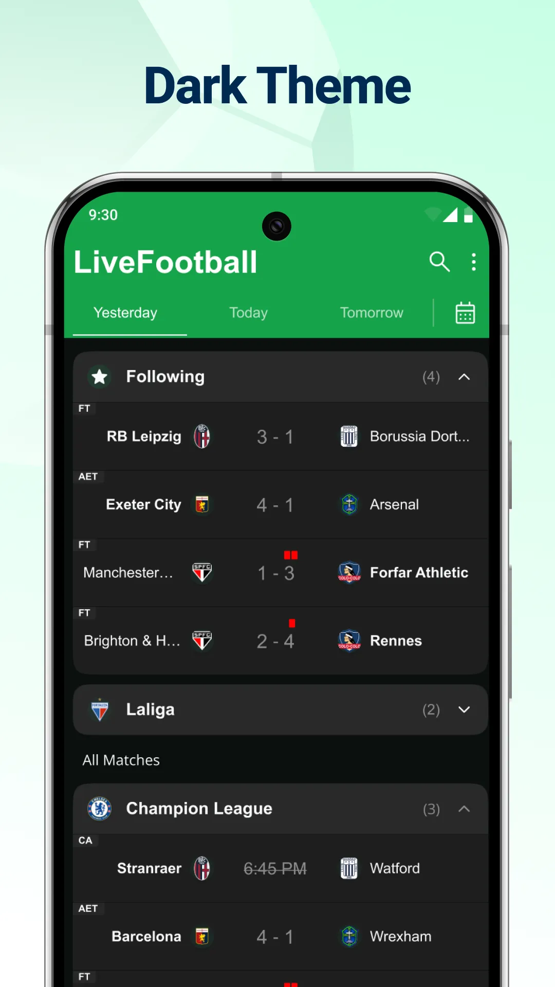 Football Live Score: Soccer | Indus Appstore | Screenshot
