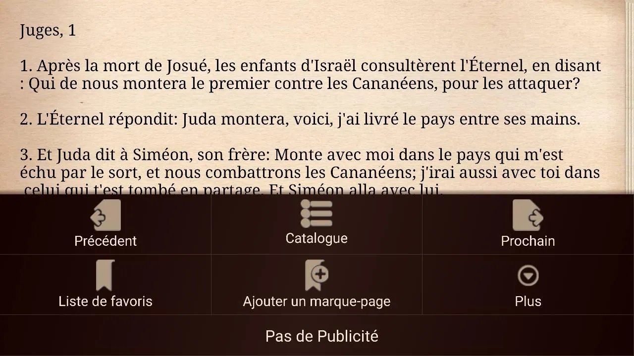 Ancien Testament La Bible | Indus Appstore | Screenshot