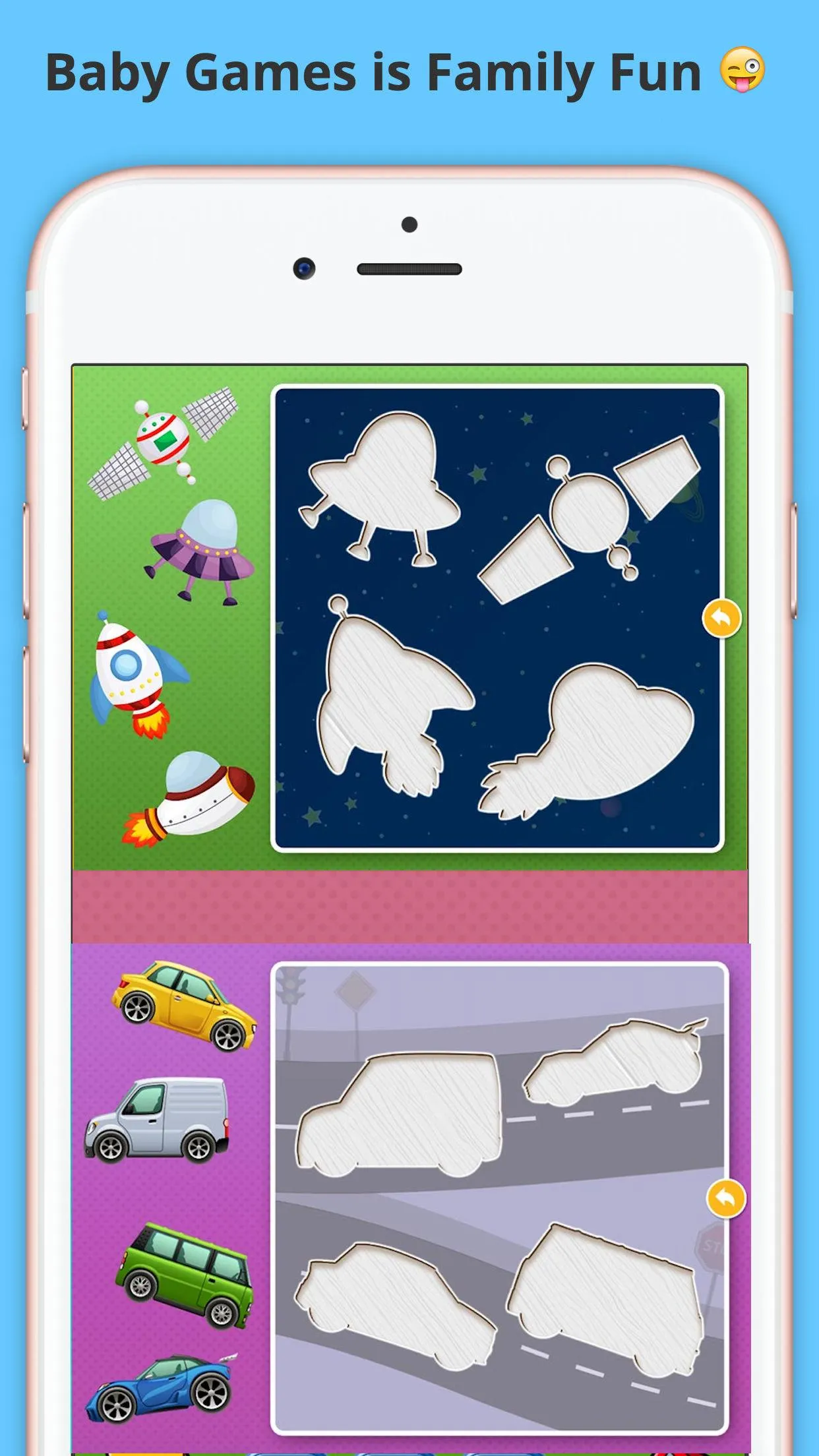 Transportation Puzzle for baby | Indus Appstore | Screenshot