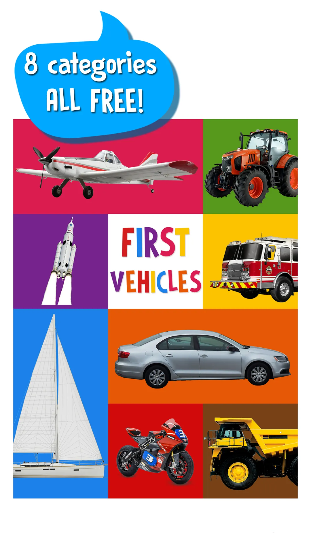 First Words for Baby: Vehicles | Indus Appstore | Screenshot