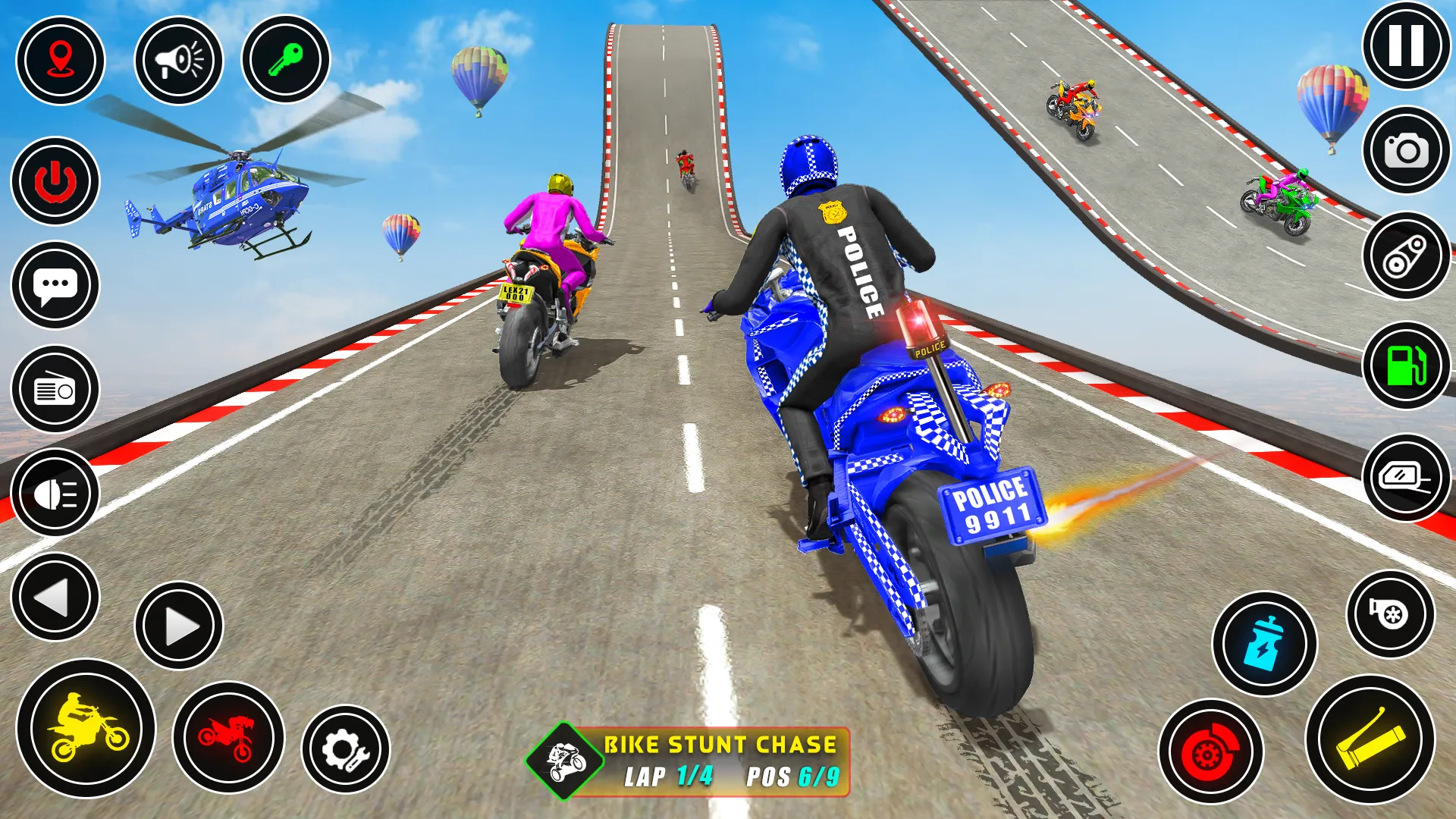 Police bike Stunt Bike Racing | Indus Appstore | Screenshot