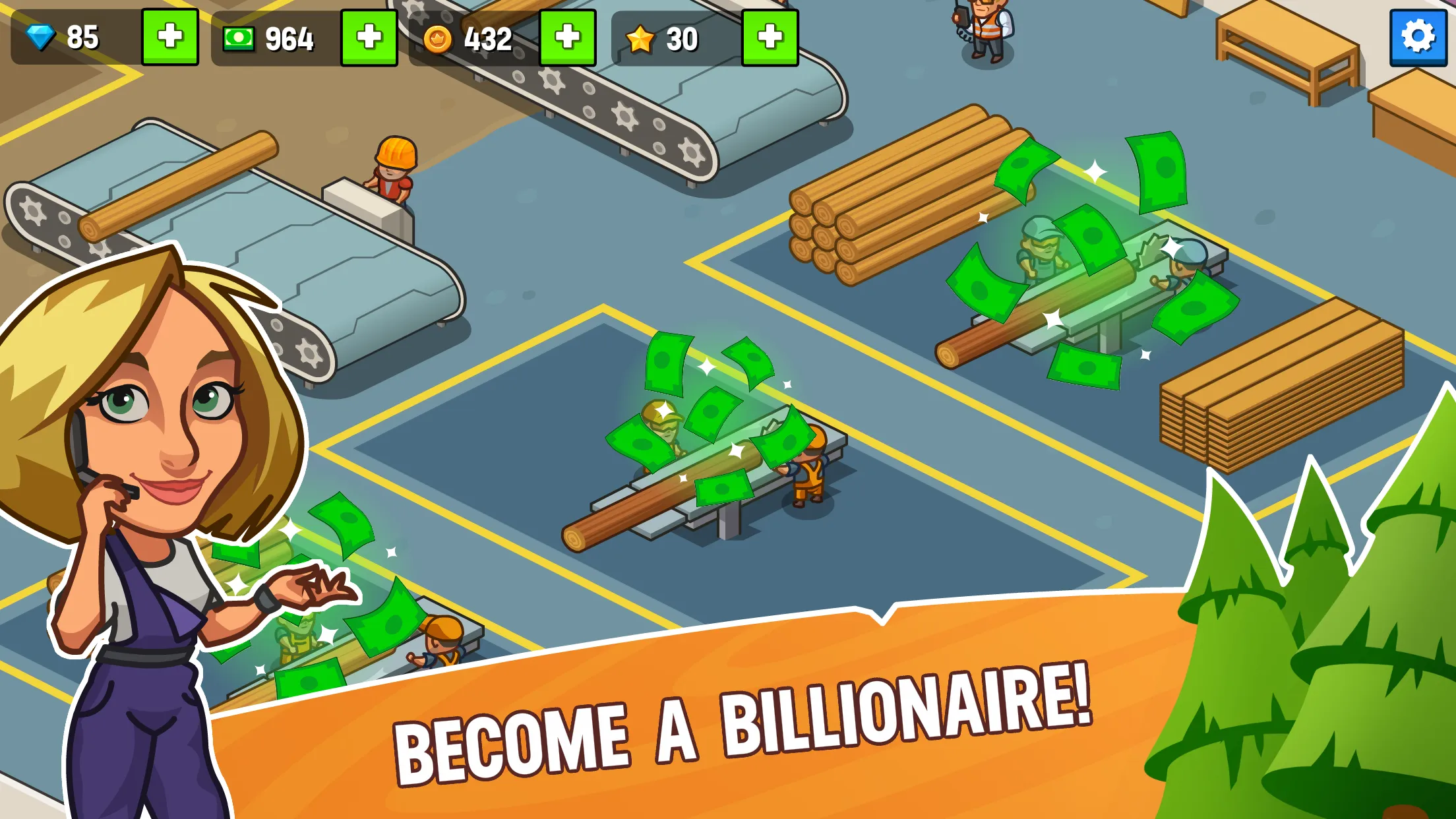 Lumber Inc Tycoon | Indus Appstore | Screenshot