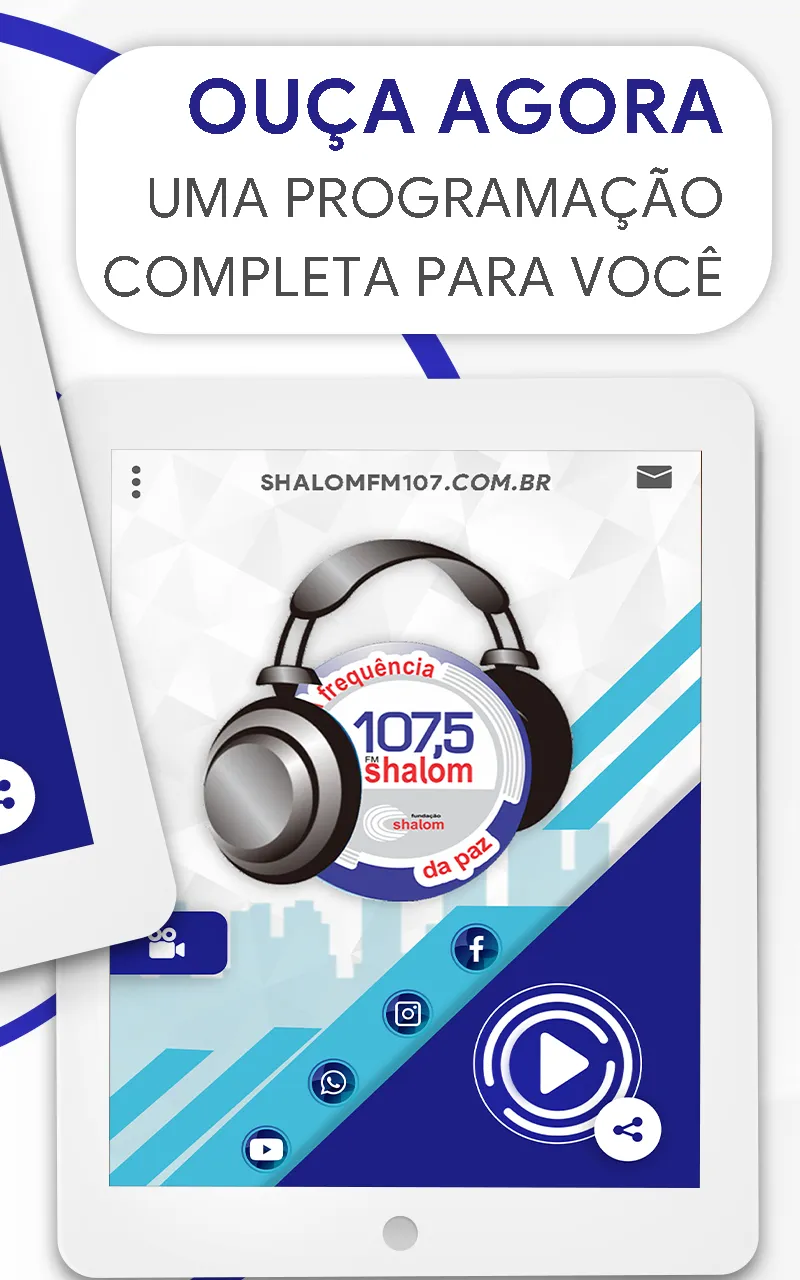 Shalom FM 107,5 | Indus Appstore | Screenshot