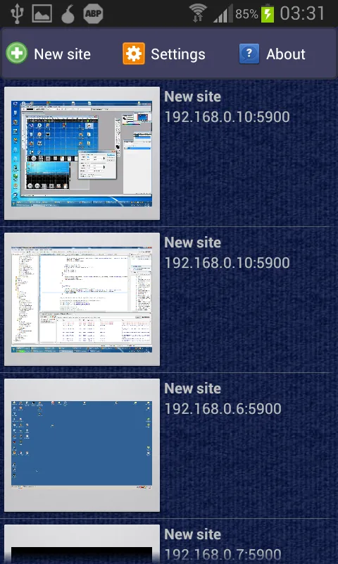 akRDC: VNC client | Indus Appstore | Screenshot