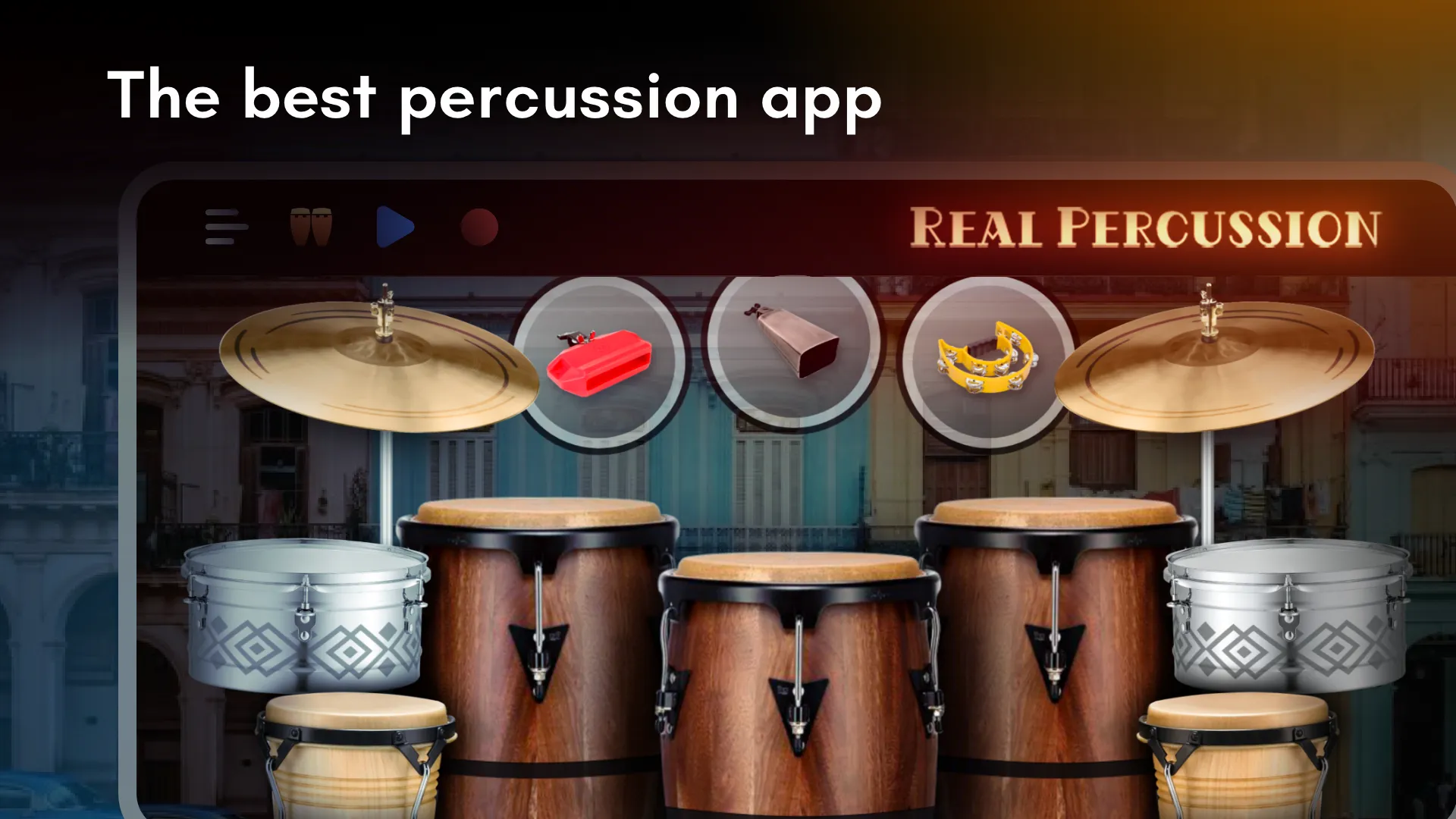 Real Percussion: drum set | Indus Appstore | Screenshot