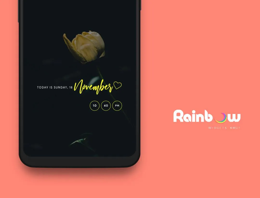 Rainbow Kwgt | Indus Appstore | Screenshot