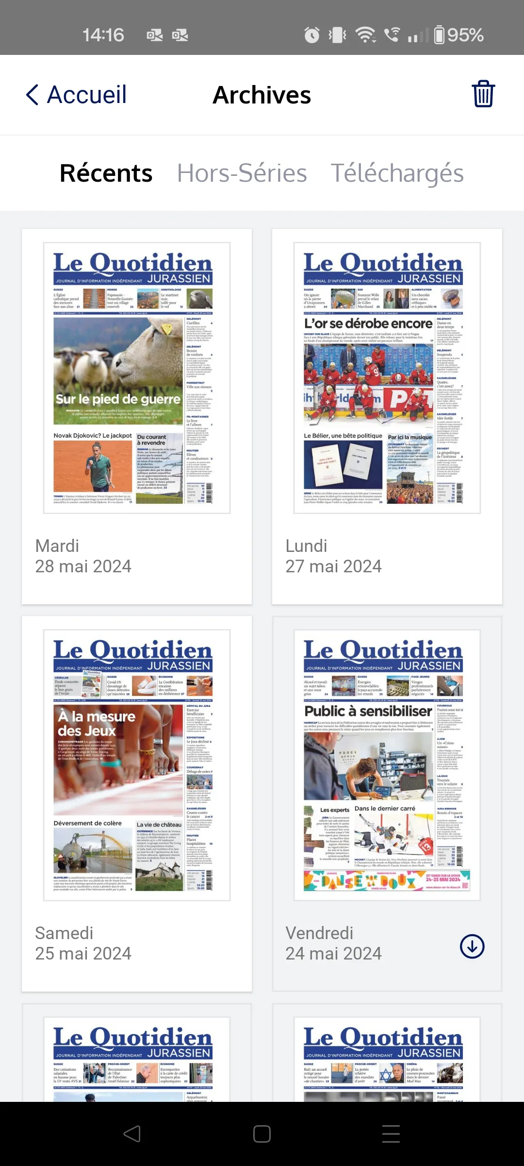 Le Quotidien Jurassien | Indus Appstore | Screenshot