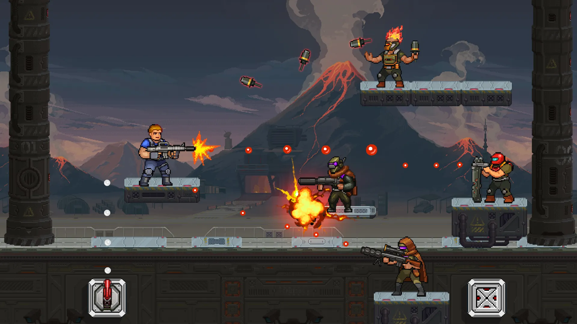 Gun Force Side-scrolling Game | Indus Appstore | Screenshot